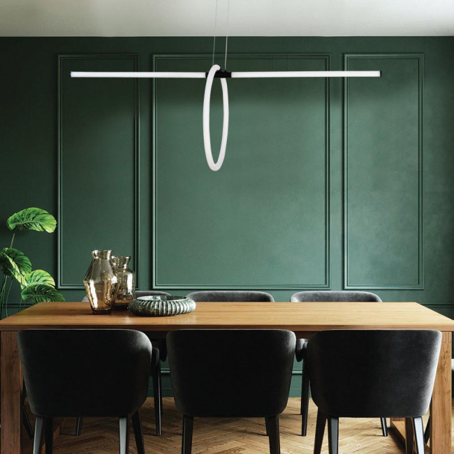 Φωτιστικό LED 30W 3000k Μαύρο Και Λευκό 6021 INLIGHT