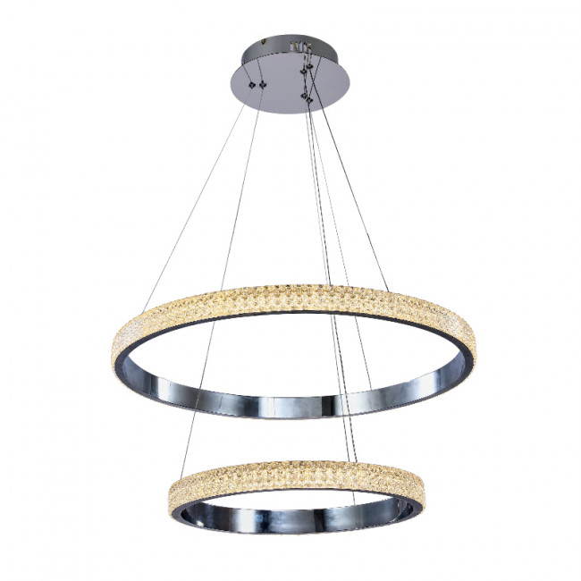 Φωτιστικό LED 94W 3000k Χρώμιο Και Διάφανο 6033-A-CH INLIGHT