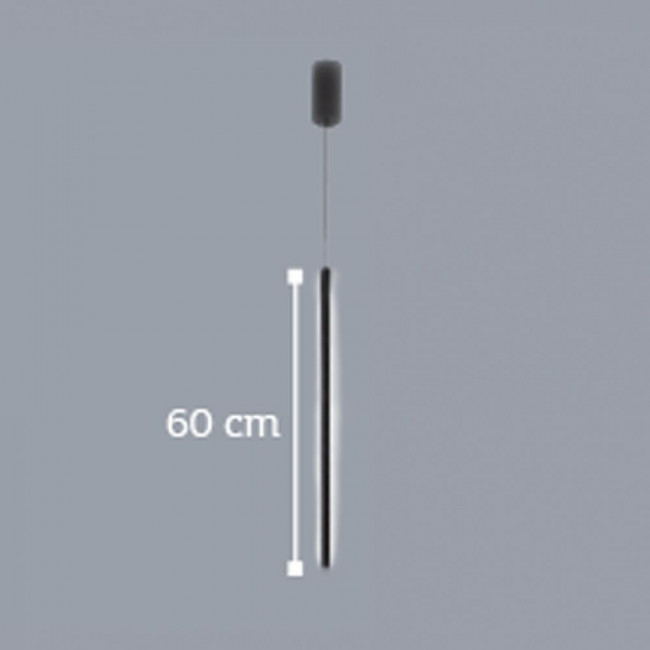 Φωτιστικό LED 7W 3000k Μαύρο 6023 INLIGHT
