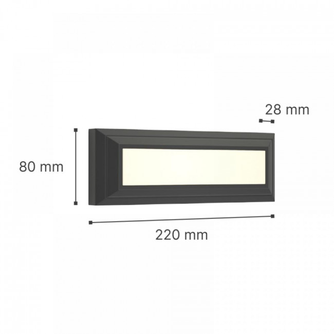 Απλίκα LED 4W 3000k-6000k Γκρι Willoughby 80201330 IT-LIGHTING