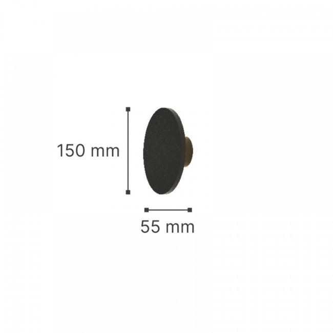 Απλίκα LED 8W 3000k Μαύρο Geneva 80201141 IT-LIGHTING
