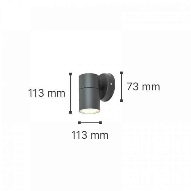 Απλίκα GU10 Λευκό Eklutna 80200524 IT-LIGHTING