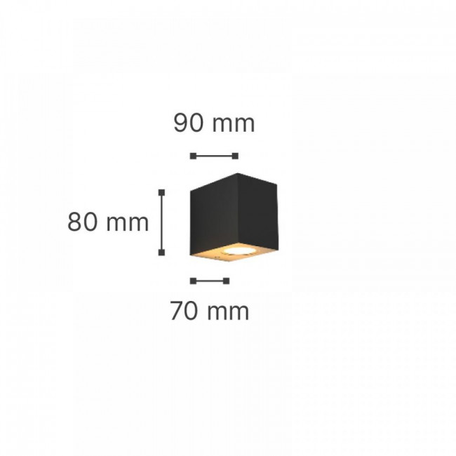 Απλίκα GU10 Γκρι Norman 80200434 IT-LIGHTING