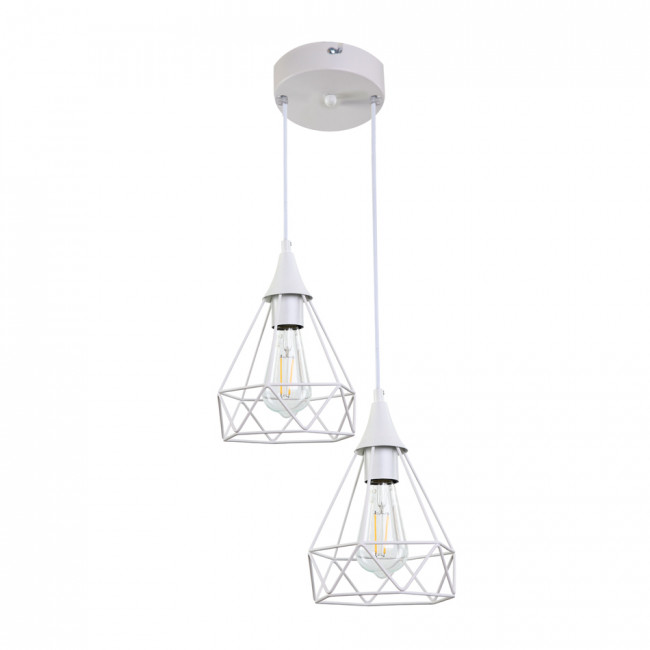 Φωτιστικό Δίφωτο E27 Λευκό 4024-2-WH INLIGHT