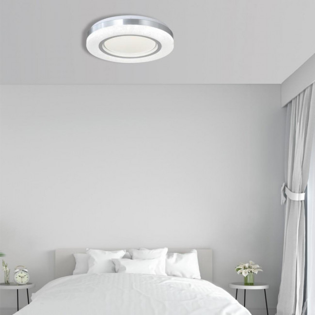 Πλαφονιέρα LED 54W 3000k-6000k Λευκό Και Ασήμι 42016-B INLIGHT