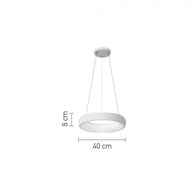 Φωτιστικό LED 54W 3000k-6000k Λευκό 42023-B INLIGHT