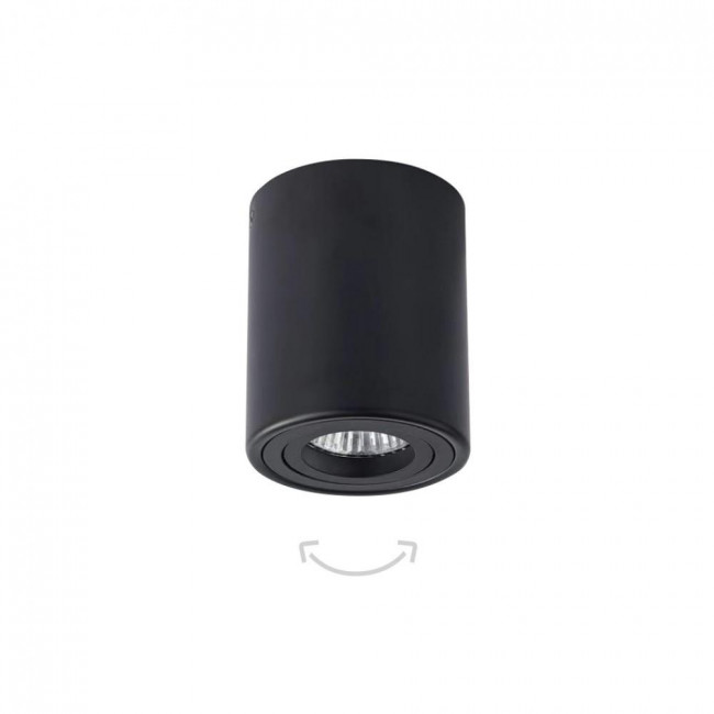 Σποτ Οροφής GU10 Μαύρο 42025-BL INLIGHT