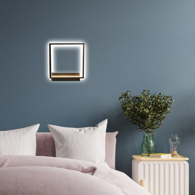 Απλίκα LED 18W 3000K Μαύρο 43034 INLIGHT