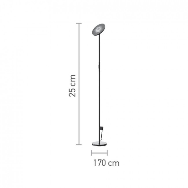Φωτιστικό Δαπέδου LED 24W RGB+W Μαύρο 45023 INLIGHT
