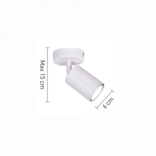 Σποτ Οροφής GU10 Λευκό 9086-1 INLIGHT