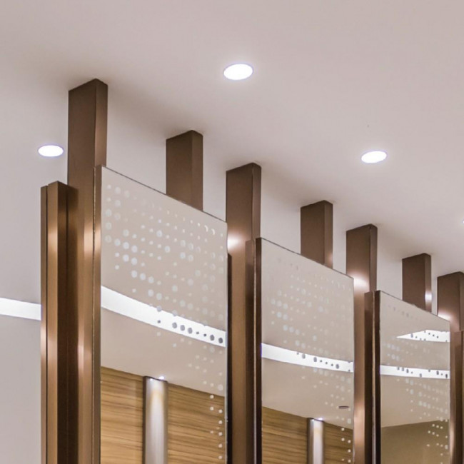 Σποτ Χωνευτό GU10 Χρώμιο Σταθερό Χ0008-CH INLIGHT