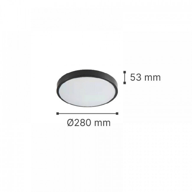 Πλαφονιέρα LED 18W 3000k-6000k Λευκό Torch 80300320 IT-LIGHTING
