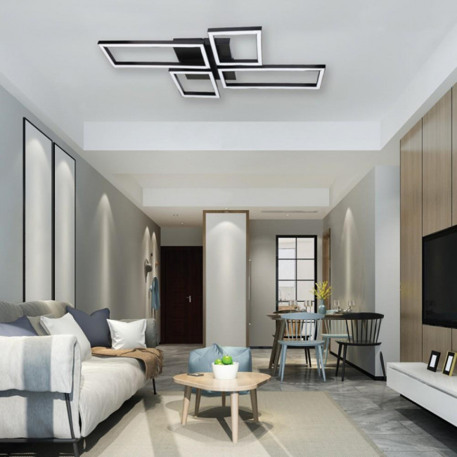 Φωτιστικό LED 60W 3000k-6000k Μαύρο 6048-BL INLIGHT