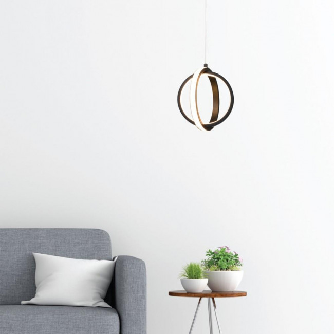 Φωτιστικό LED 16W 3000k Μαύρο 6057-BL INLIGHT