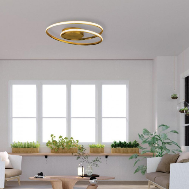 Φωτιστικό LED 36W 3000k-6000k Χρυσό 42028-GL INLIGHT