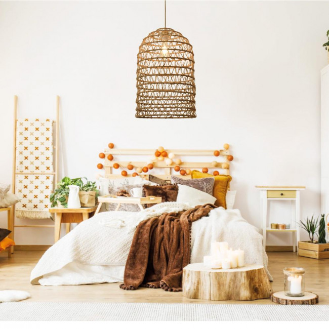 Φωτιστικό Μονόφωτο E27 Καφέ 4048-B INLIGHT