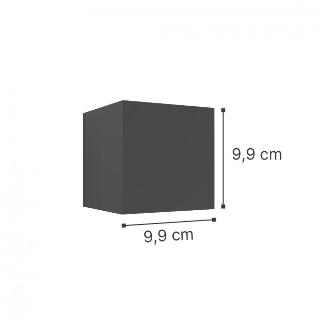 Απλίκα LED 10W 3000k Ανθρακί Emerald 80203141 IT-LIGHTING