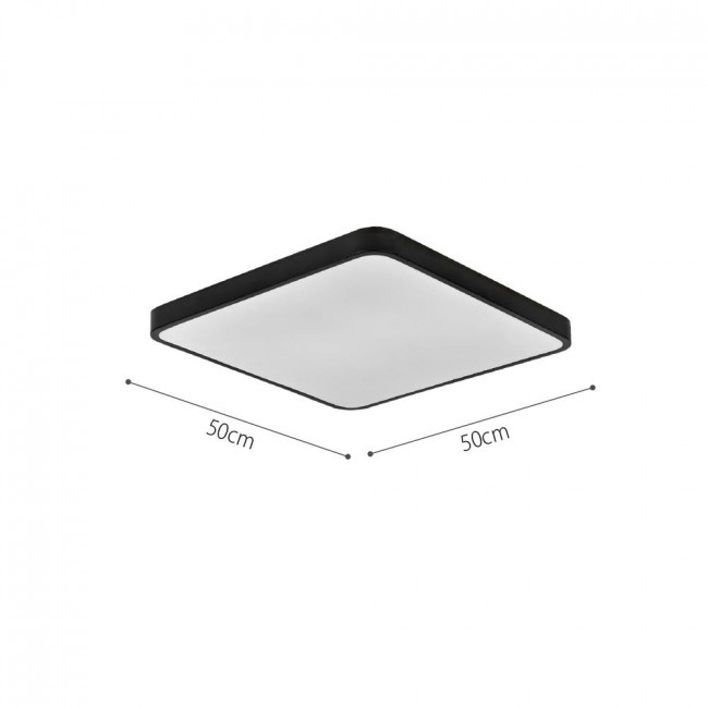 Πλαφονιέρα LED 96W 3000k-6000k Μαύρο 42034 INLIGHT