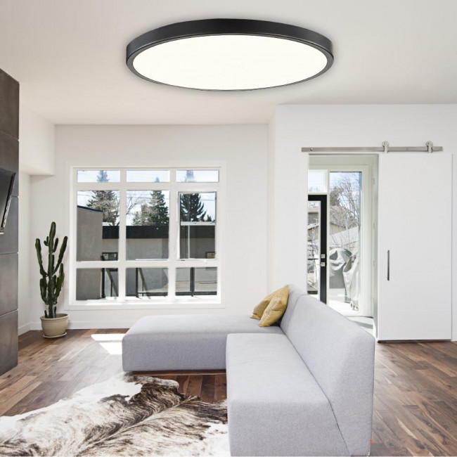 Πλαφονιέρα LED 110W 3000k-6000k Μαύρο 42035-B INLIGHT
