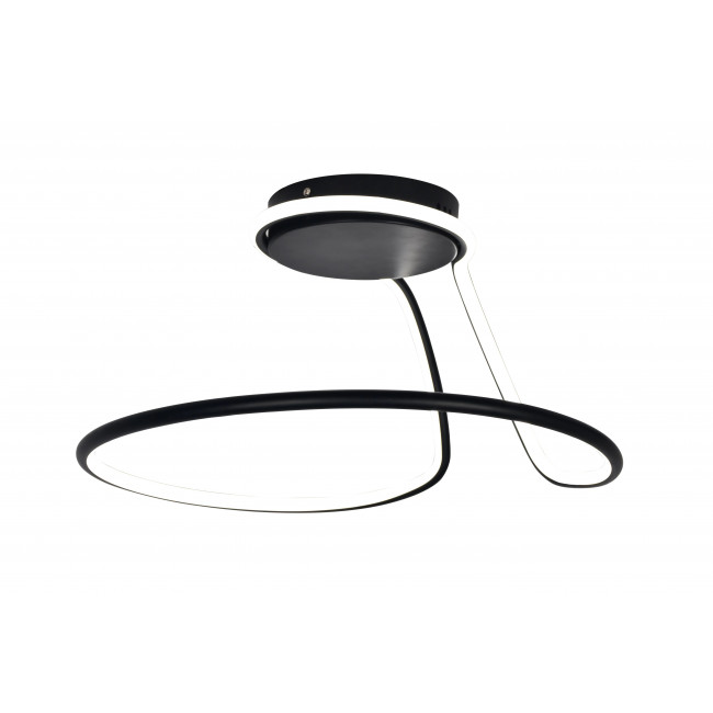 Φωτιστικό LED 38W 3000k Μαύρο 6074-BL INLIGHT