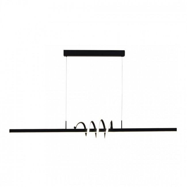 Φωτιστικό LED 40W 3000k Μαύρο Και Λευκό 6075-BL INLIGHT