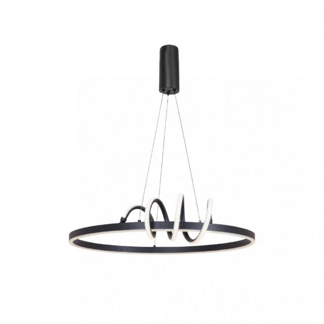 Φωτιστικό LED 44W 3000k-6000k Μαύρο 6076-BL INLIGHT