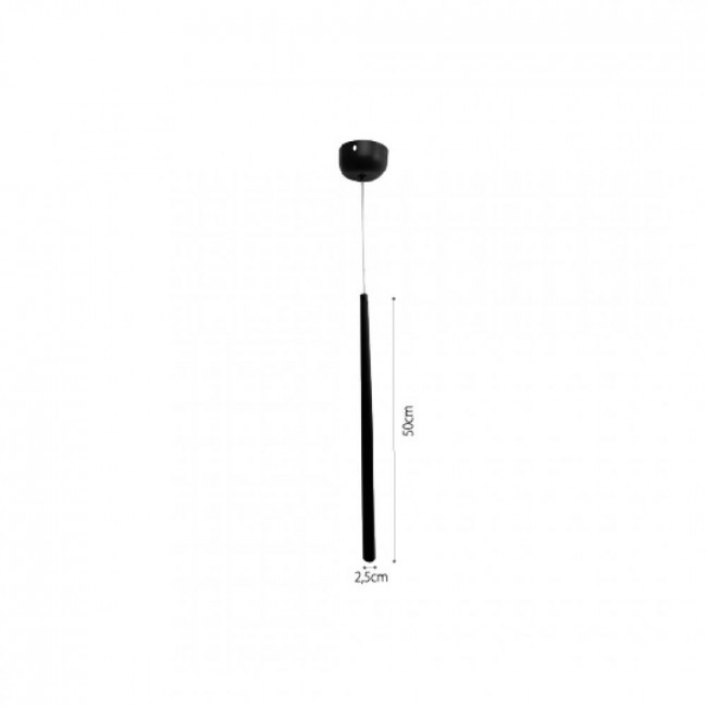 Φωτιστικό LED 5W 3000k Μαύρο 4049-BL INLIGHT