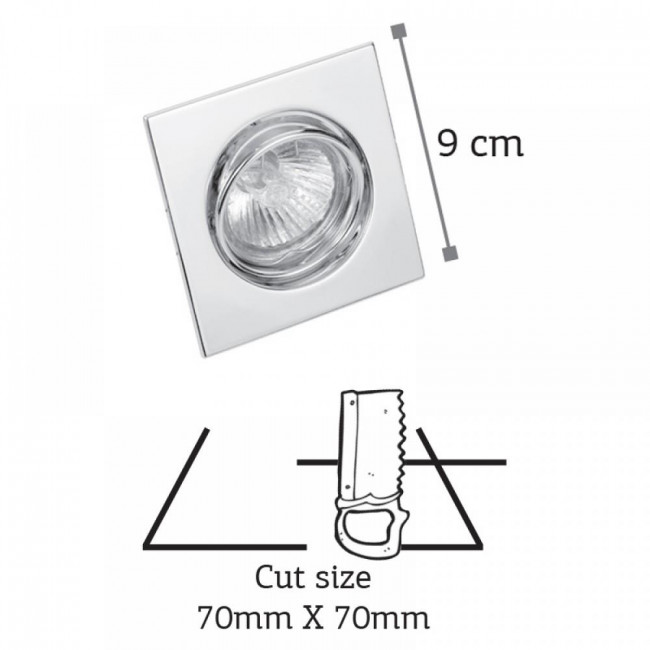 Σποτ Χωνευτό GU10 Χρυσό Κινητό 43278 INLIGHT