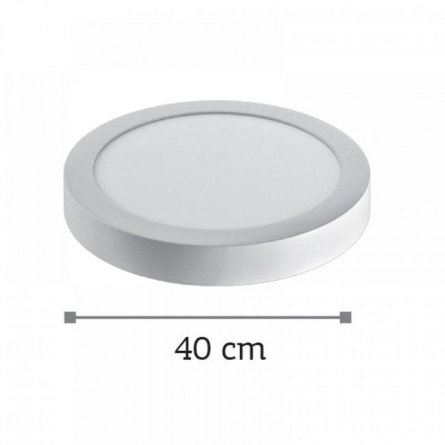 Πάνελ LED Επίτοιχο 30W 4000K Στρογγυλό Λευκό 2.30.04.2 INLIGHT