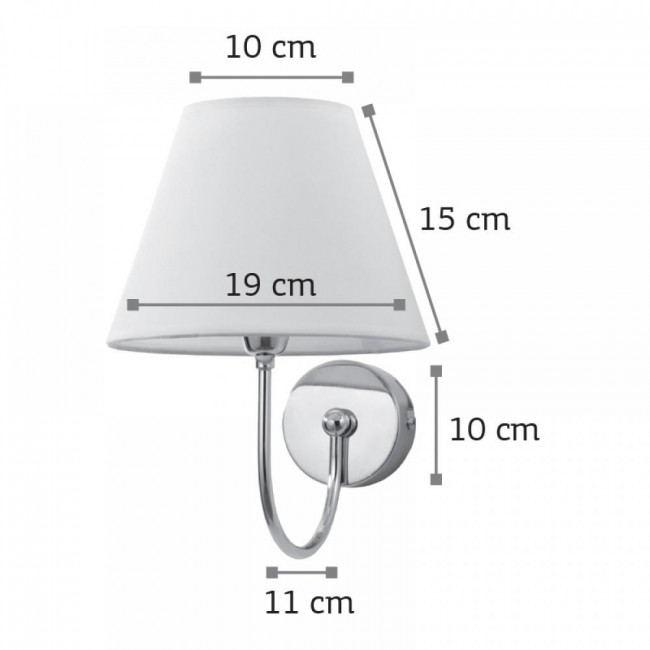 Απλίκα Ε14 Οξυντέ Και Λευκό 43022 INLIGHT