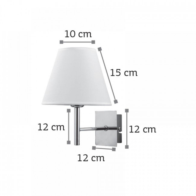 Απλίκα E27 Λευκό 43338 INLIGHT