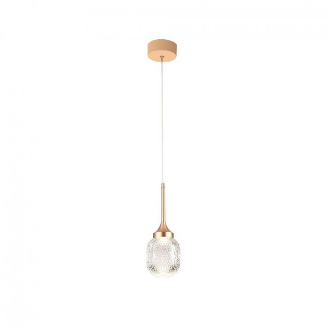 Φωτιστικό LED 10W 3000k Χρυσό Και Διάφανο 4077-1 INLIGHT