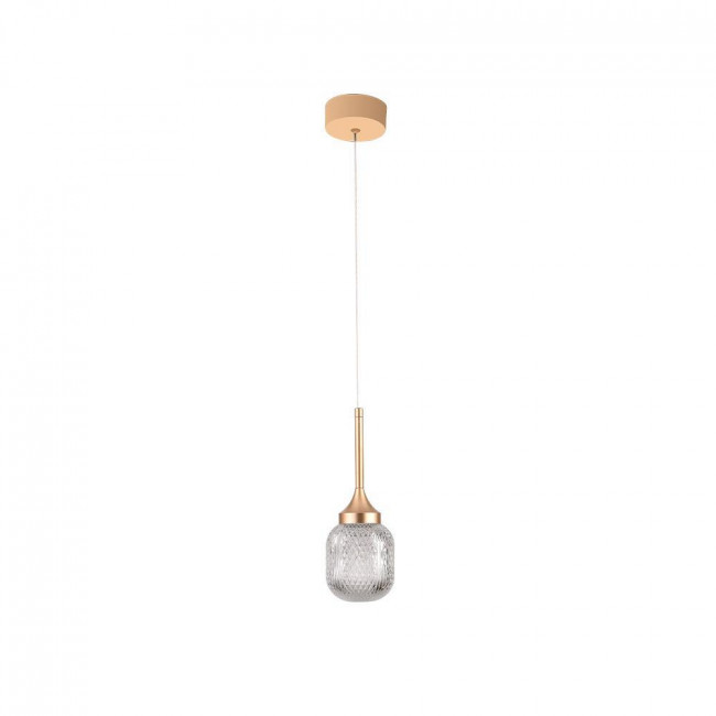 Φωτιστικό LED 10W 3000k Χρυσό Και Διάφανο 4077-1 INLIGHT