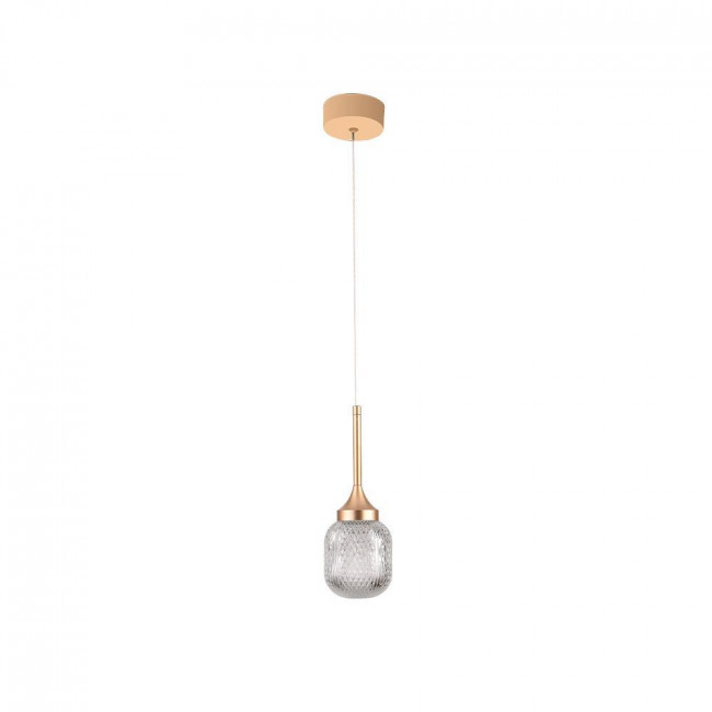 Φωτιστικό LED 10W 3000k Χρυσό Και Διάφανο 4077-1 INLIGHT