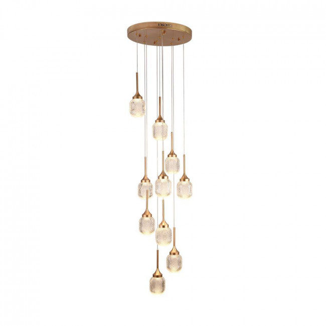 Φωτιστικό LED 100W 3000k Χρυσό 4077-10 INLIGHT