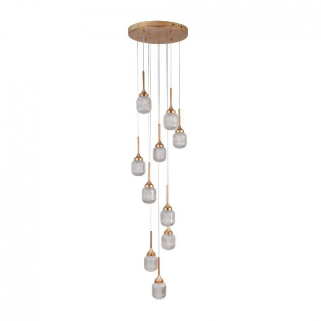 Φωτιστικό LED 100W 3000k Χρυσό 4077-10 INLIGHT