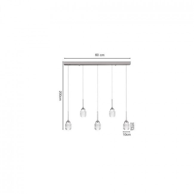 Φωτιστικό LED 50W 3000k Χρυσό 4077R-5 INLIGHT