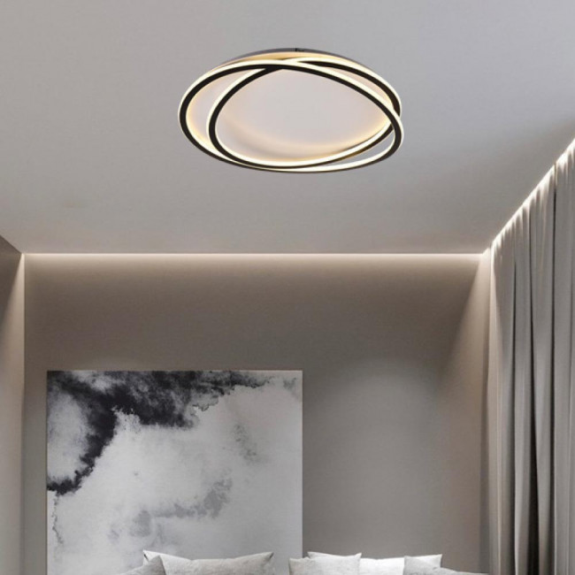 Πλαφονιέρα LED 38W 3000k-6000k Μαύρο 42037 INLIGHT