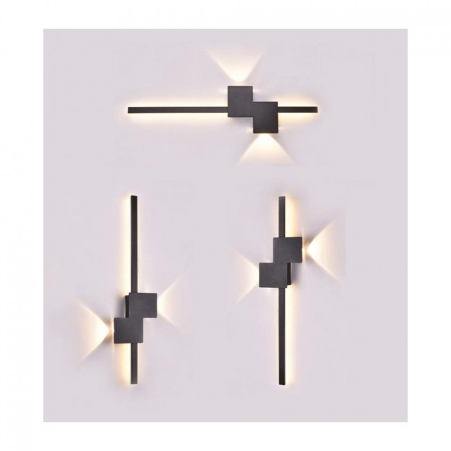 Απλίκα LED 20W 3000k-6000k Μαύρο 43043 INLIGHT