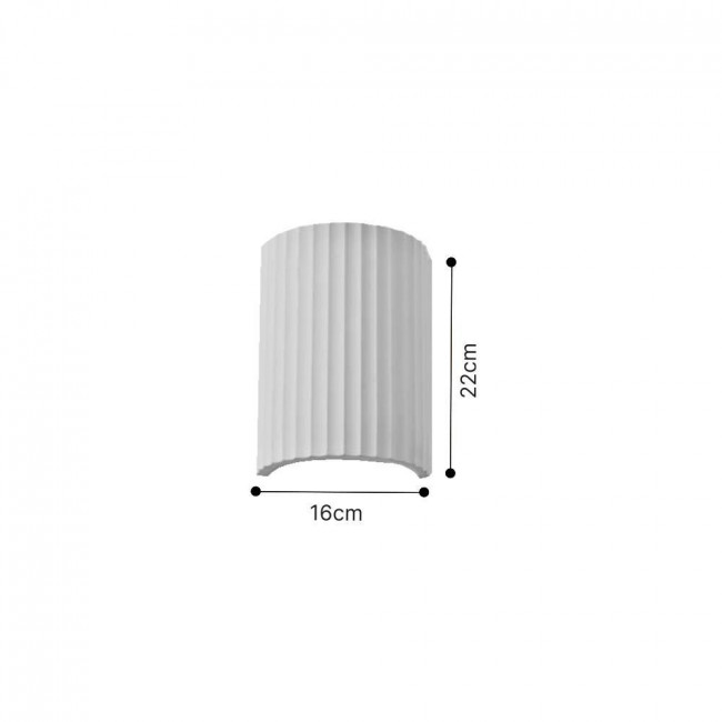 Απλίκα GU10 Λευκό Γύψος 43055 INLIGHT