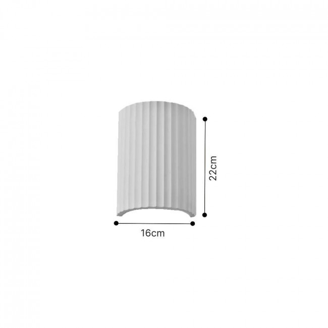 Απλίκα GU10 Λευκό Γύψος 43055 INLIGHT