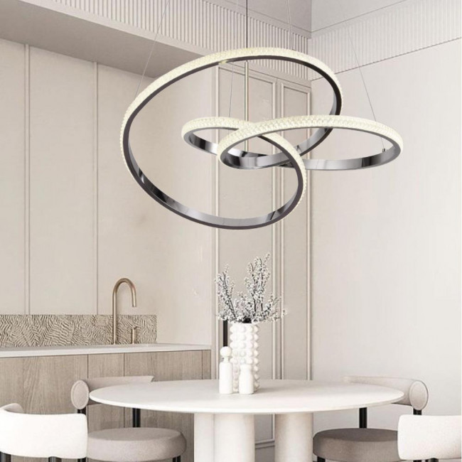 Φωτιστικό LED 40W 3000k-6000k Χρώμιο 6092-B INLIGHT