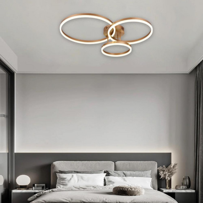 Φωτιστικό LED 75W 3000k-6000k Χρυσό 6094-A INLIGHT