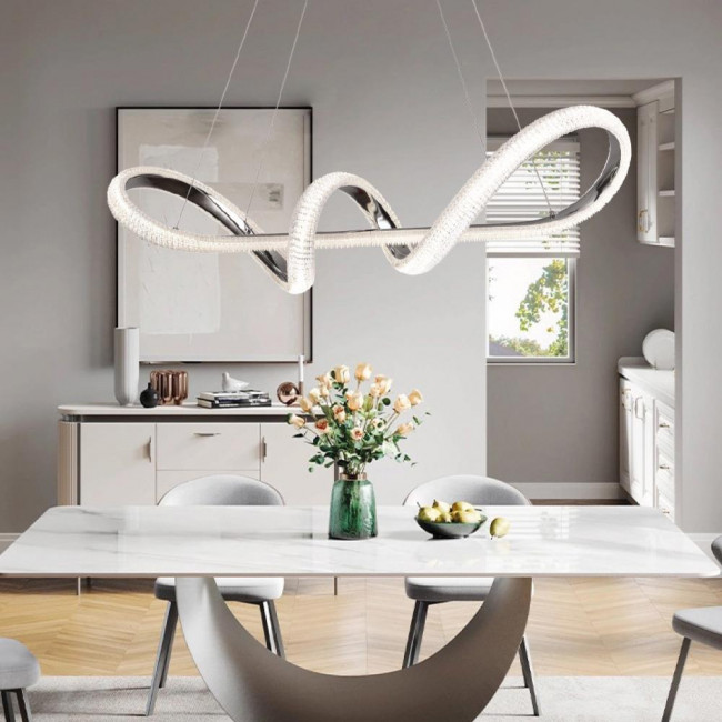 Φωτιστικό LED 60W 3000k-6000k Χρώμιο 6099 INLIGHT