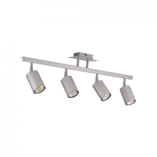 Σποτ Οροφής Τετράφωτο GU10 Ασημί 9087-4 INLIGHT