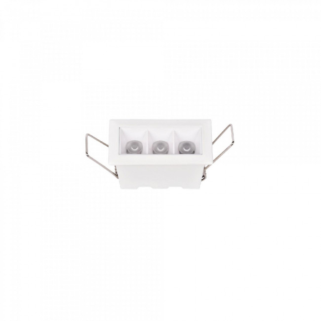 Σπότ Χωνευτό Τρίφωτο LED 9W 3000k-6000k Λευκό Σταθερό X00190W INLIGHT