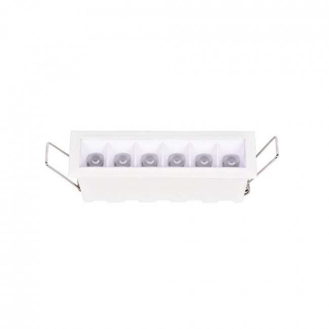 Σπότ Χωνευτό Εξάφωτο LED 18W 3000k-6000k Λευκό Σταθερό X00200W INLIGHT