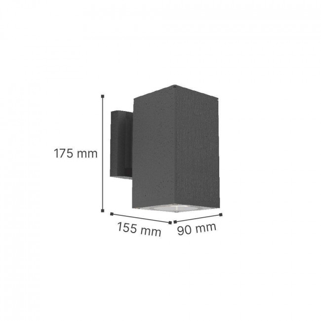 Απλίκα E27 Ανθρακί Elarbee 80203844 IT-LIGHTING