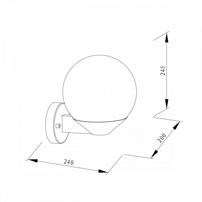 Απλίκα E27 Μαύρο Και Λευκό 80205314 IT-LIGHTING