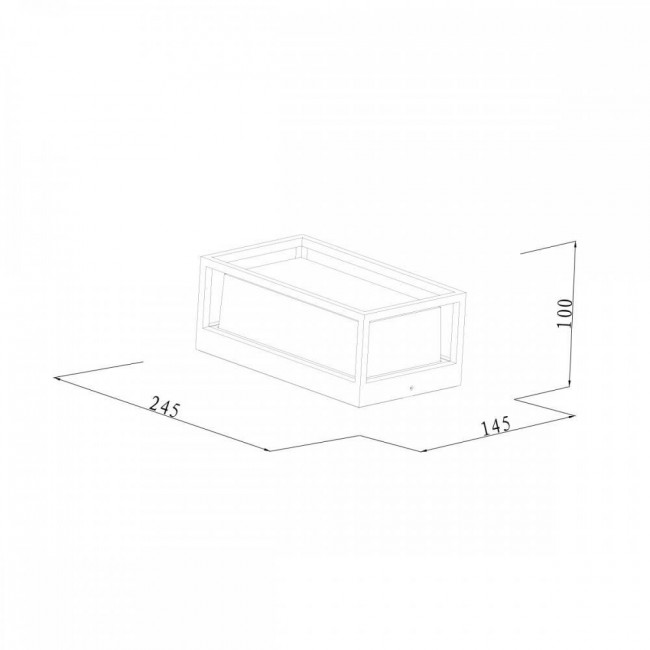 Απλίκα LED 12W 3000k Μαύρο Isabella 80205511 IT-LIGHTING